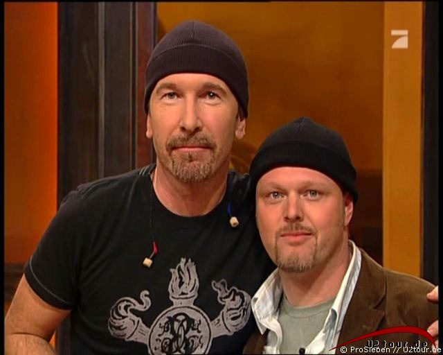 Edge und Stefan Raab