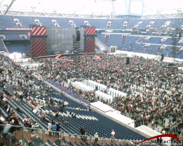 Die Arena auf Schalke um 17:50